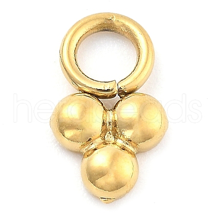 Ion Plating(IP) 304 Stainless Steel Charms STAS-P379-04D-G-1
