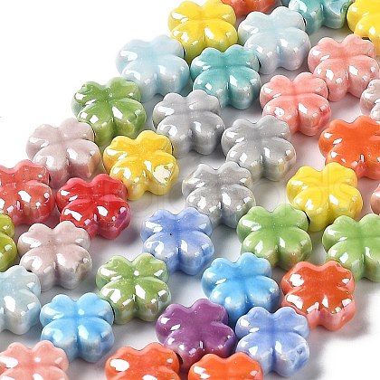 Handmade Porcelain Beads Strands PORC-Z001-01-1