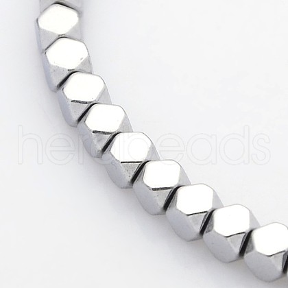 Electroplate Non-magnetic Synthetic Hematite Beads Strands G-J212B-02-1