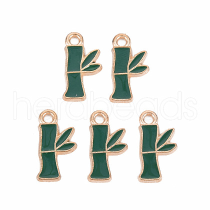 Alloy Enamel Pendants ENAM-T016-01KC-RS-1