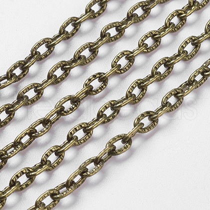 Iron Textured Cable Chains CH-S065-AB-FF-1