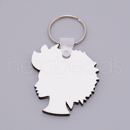 Sublimation Blanks Keychains KEYC-WH0020-08-1