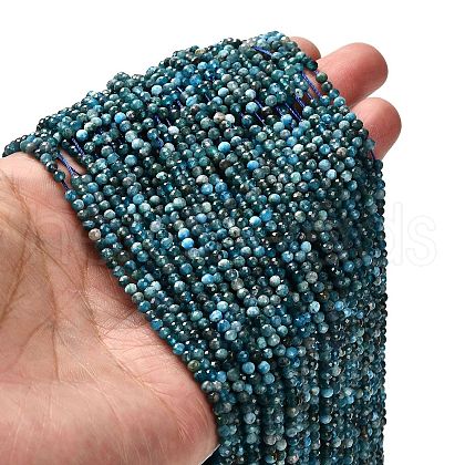 Natural Apatite Beads Strands G-RM2025-28-3mm-1