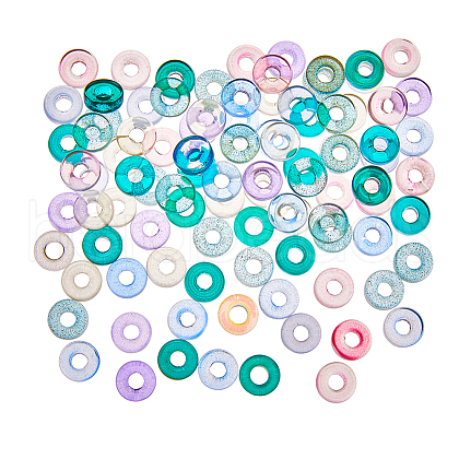 200Pcs Transparent Handmade Lampwork Beads LAMP-HS0001-10-1