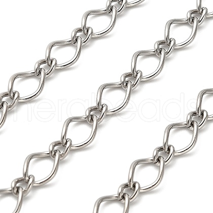 304 Stainless Steel Figaro Chains CHS-A016-74P-A-1