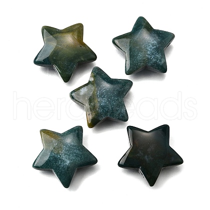 Natural Moss Agate Pendants G-NH0049-01-1
