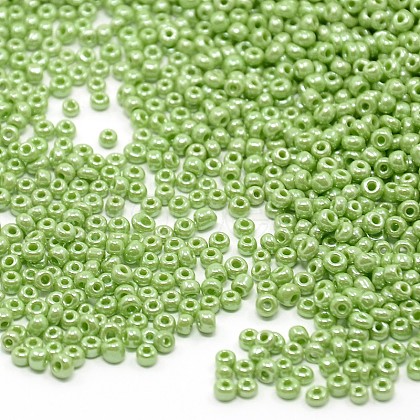 (Repacking Service Available) Glass Seed Beads SEED-C021-4mm-124-1