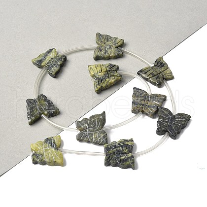 Natural Yellow Turquoise(Jasper) Beads Strands G-B136-A12-1