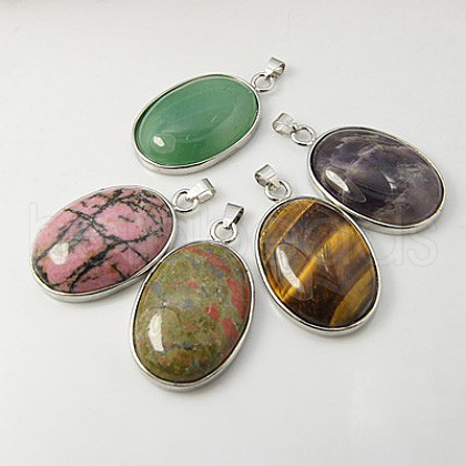 Gemstone Pendants G-G077-M-1