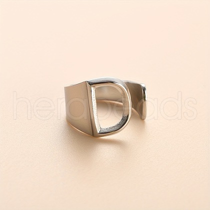 304 Stainless Steel Cuff Rings FS-WGEAFE6-08-1