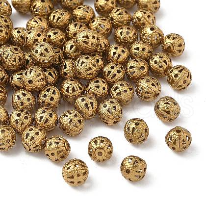 DICOSMETIC Brass Filigree Beads KK-DC0001-24-1
