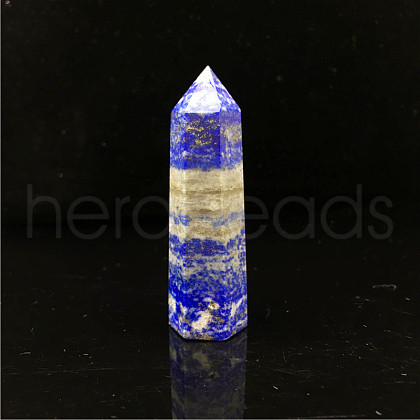 Point Tower Natural Lapis Lazuli Home Display Decoration PW23030660713-1