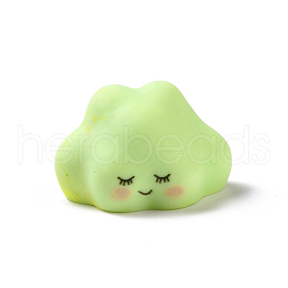 Cute Opaque Resin Cabochons RESI-L037-02F-1