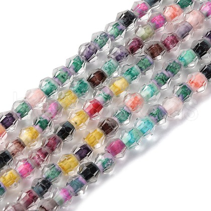 Handmade Lampwork Beads Strands LAMP-R020-01D-1