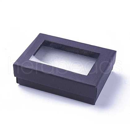 Rectangle Valentines Day Presents Packages Cardboard Jewelry Set Boxes CBOX-S001-90x65mm-02-1