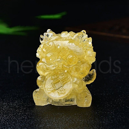 Resin PiXiu Figurine Display Decorations PW-WG22F9A-04-1