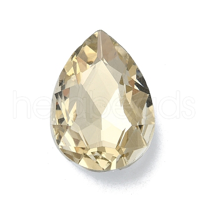 Faceted Glass Rhinestone Cabochons GGLA-C032-09-1