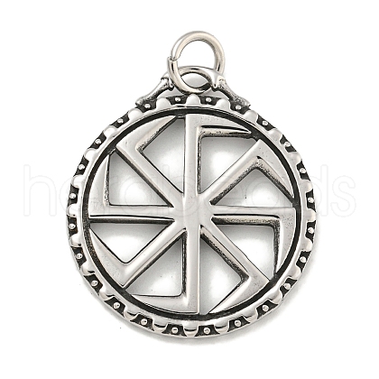 316 Surgical Stainless Steel Pendants STAS-E212-66AS-1