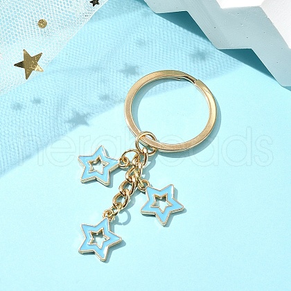 Star Alloy Enamel Keychain KEYC-YW00144-04-1