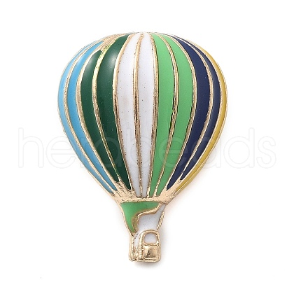 Hot Air Balloon Enamel Pins JEWB-C044-01G-02-1