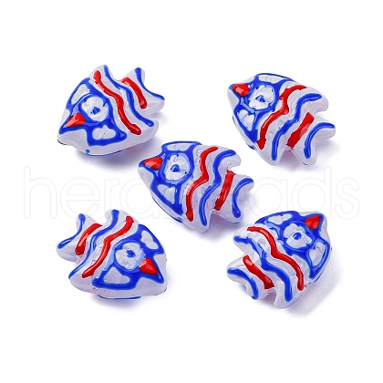 Handmade Lampwork Beads LAMP-S068-06G-1