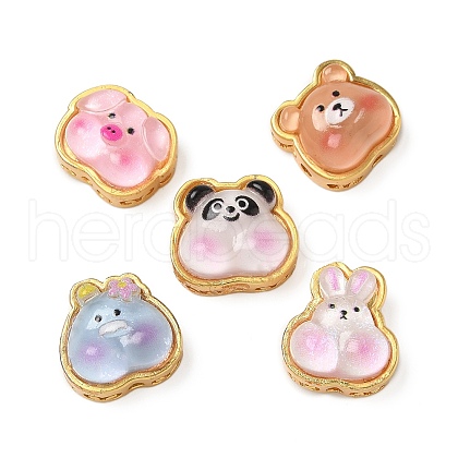Transparent Resin Beads KK-P307-01-G-1