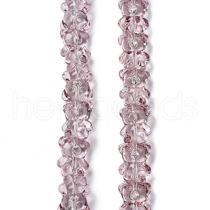 Electroplate Glass Beads Strands EGLA-P063-PL04-1