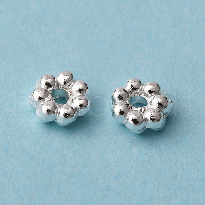 Tibetan Style Alloy Daisy Spacer Beads LF0991Y-S-RS-1