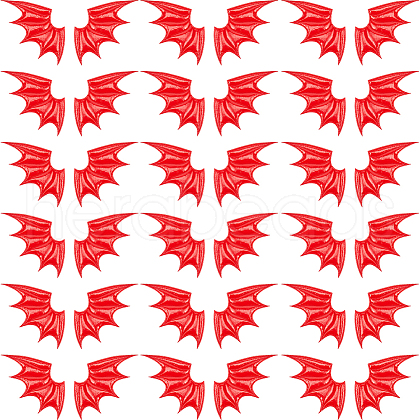 Gorgecraft 40Pcs 2 Style Demon Wing PU Leather Ornament Accessories FIND-GF0005-93A-1