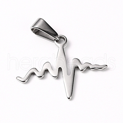 Tarnish Resistant 304 Stainless Steel Pendants STAS-I127-033P-1