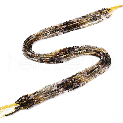 Natural Mixed Gemstone Beads Strands G-D080-A01-03-17-1