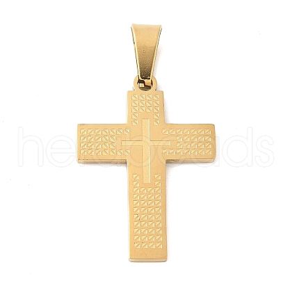 304 Stainless Steel Pendants STAS-B086-06G-1