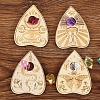 4 Patterns Heart Mini Wooden Crystal Sphere Display Stand DJEW-PW0003-02A-3