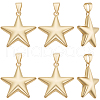 Beebeecraft 10Pcs Rack Plating Brass Pendants KK-BBC0016-12-1