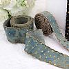 Star Bronzing Denim Polyester Ribbon PW-WGCF3C2-02-4