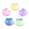 Transparent Epoxy Resin Cabochons X-CRES-T024-03-1