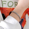Stainless Steel Card Paper Chains Link Bracelets PW-WGB56CD-01-4