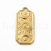 304 Stainless Steel Pendants STAS-M305-07G-1
