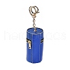 PU Imitation Leather Lipstick Pouch Holder Pendant Keychain KEYC-E039-01KCG-01-2