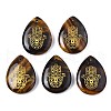 Natural Tiger Eye Pendants G-T122-73C-1