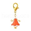 11Pcs Plastic Pearl & Acrylic Pendant Decoration PALLOY-JF03065-3