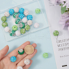 SUNNYCLUE 30Pcs 6 Style Polymer Clay Pave Rhinestone Beads CLAY-SC0001-78B-3