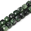 Natural Ruby in Zoisite Beads Strands G-H078-C39-6mm-2