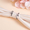 2Pcs 2 Style Alloy Snake with Rose Open Cuff Rings Set JR932A-5