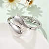 Alloy Hinged Bangles for Women BJEW-D312-04P-4