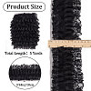5 Yards 3-Layer Pleated Polyester Chiffon Lace Trim OCOR-WH0082-01B-2