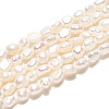 Natural Cultured Freshwater Pearl Beads Strands PEAR-N014-03K-2