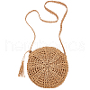 Beebeecraft 1Pc Papyrus Cotton Knitted Crossbody Bags AJEW-BBC0002-27A-1