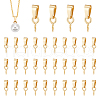 Unicraftale 50Pcs 304 Stainless Steel Screw Eye Pin Peg Bails FIND-UN0001-24-1