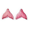 Transparent Spray Painted Glass Pendants X-GLAA-S190-009A-06-2
